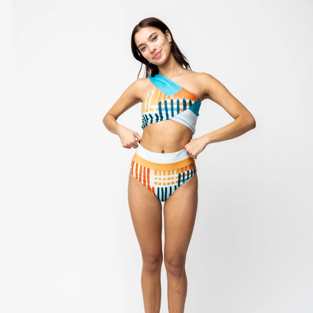 Nani Swimwear Ray Patchwork suit Medium